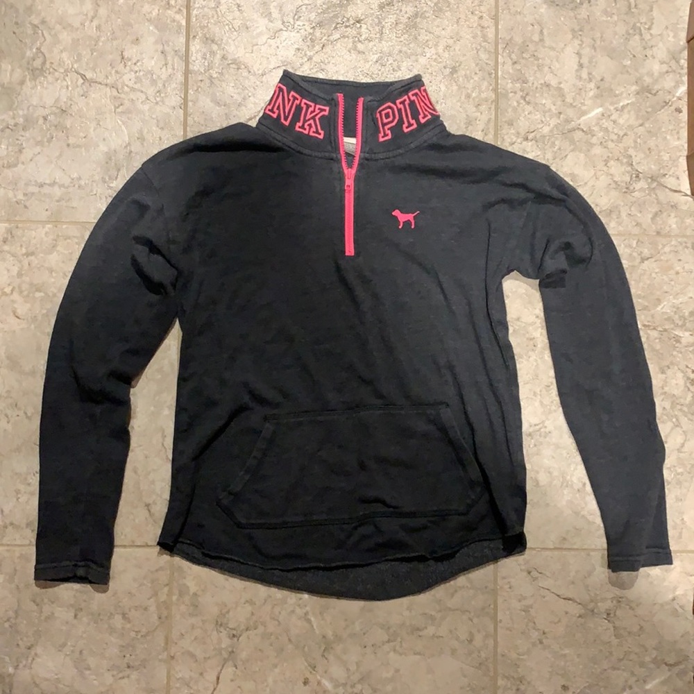 Pink Quarter Zip Up